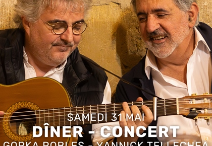Dîner - concert avec Gorka Robles & Yannick Tellechea au restaurant Le Carré