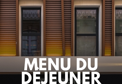 Menu du déjeuner - 8 au 12 septembre